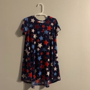 Red white and blue Scarlett